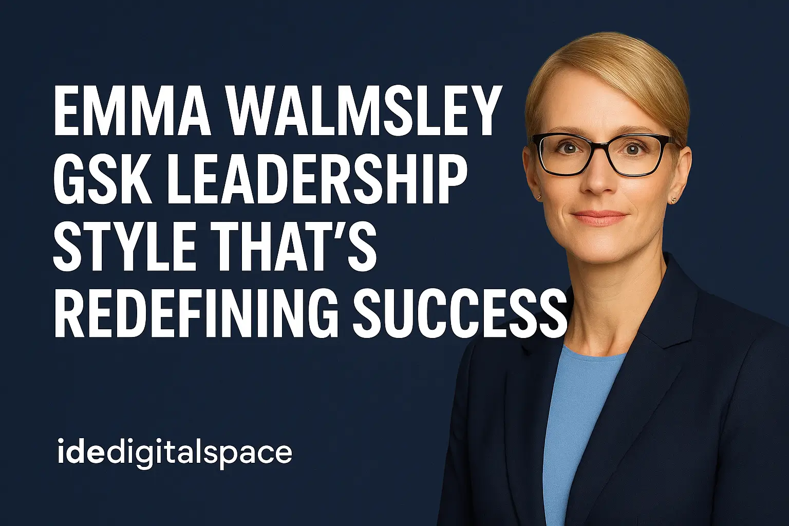 Emma Walmsley GSK leadership